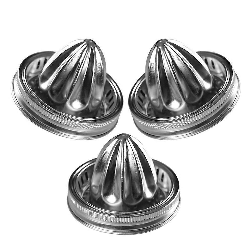 15Pcs Manual Juicer Lid Silver for Jar Citrus Juicing and Extraction