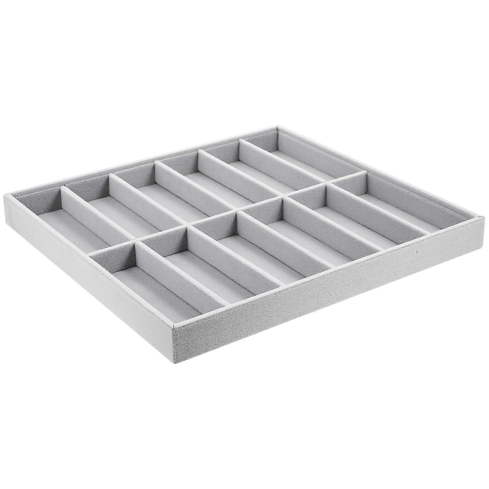 Glasses Organizer Sunglass Organizer Tray for Storage 2Pcs Stackable Holder