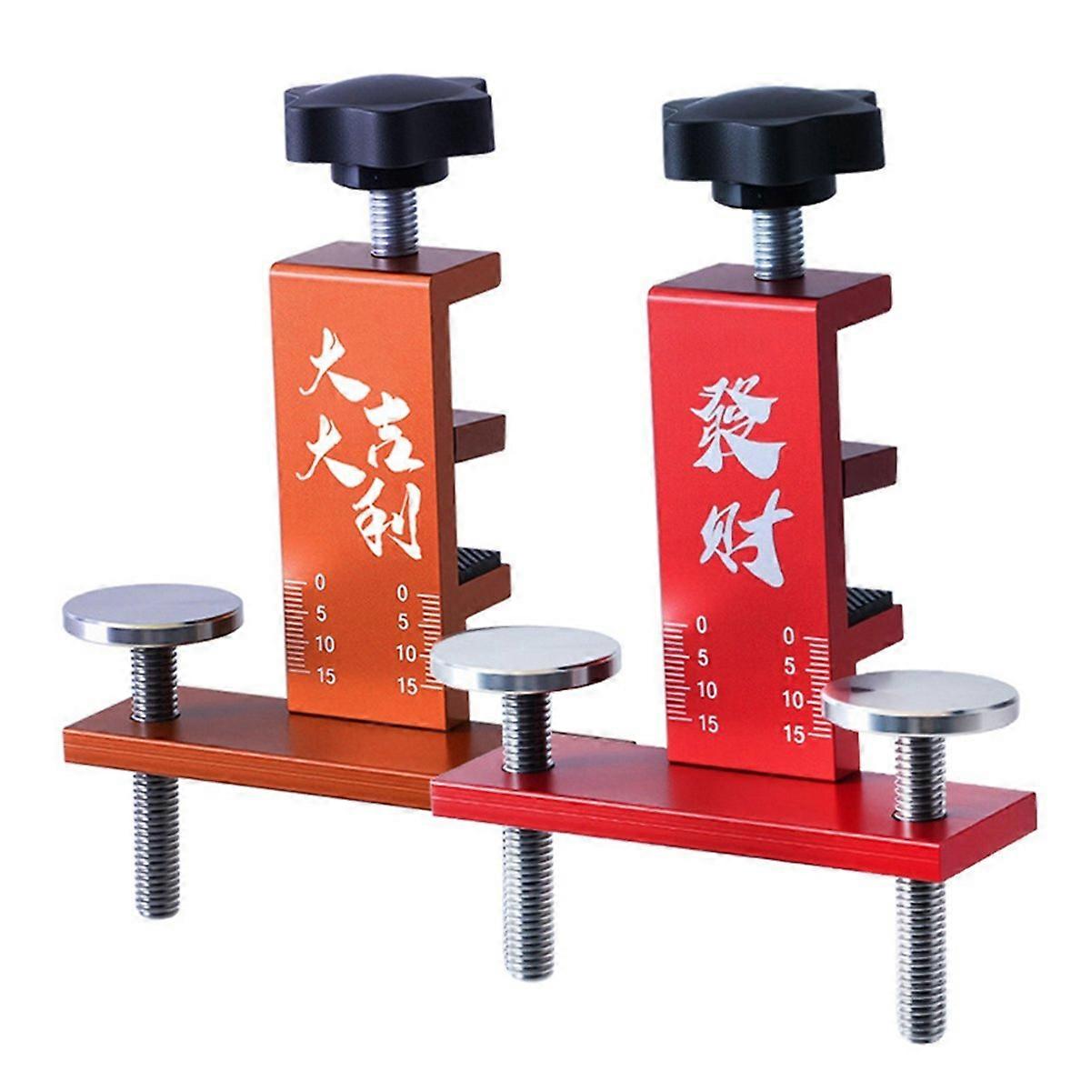 2x Woodworking Cabinet Door Installation Positioning Clip Adjustable