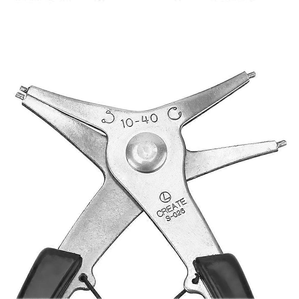 Dual Purpose Snap Ring Pliers for Internal and External Circlips, Compact Removal and Installation Tool