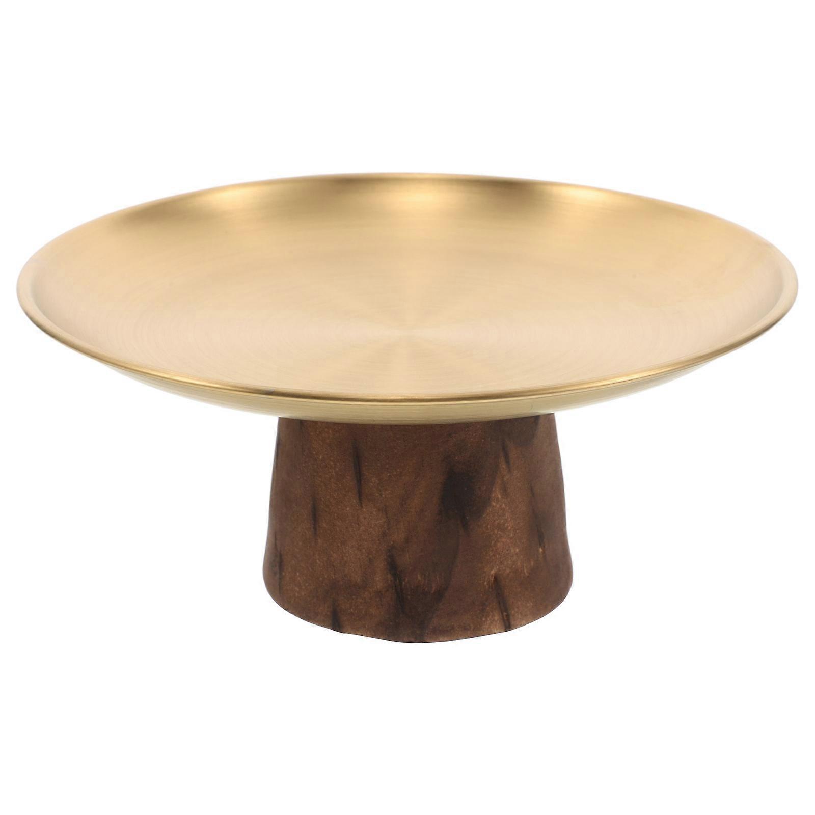Cake Stand for Display Stainless Steel Footed Platter