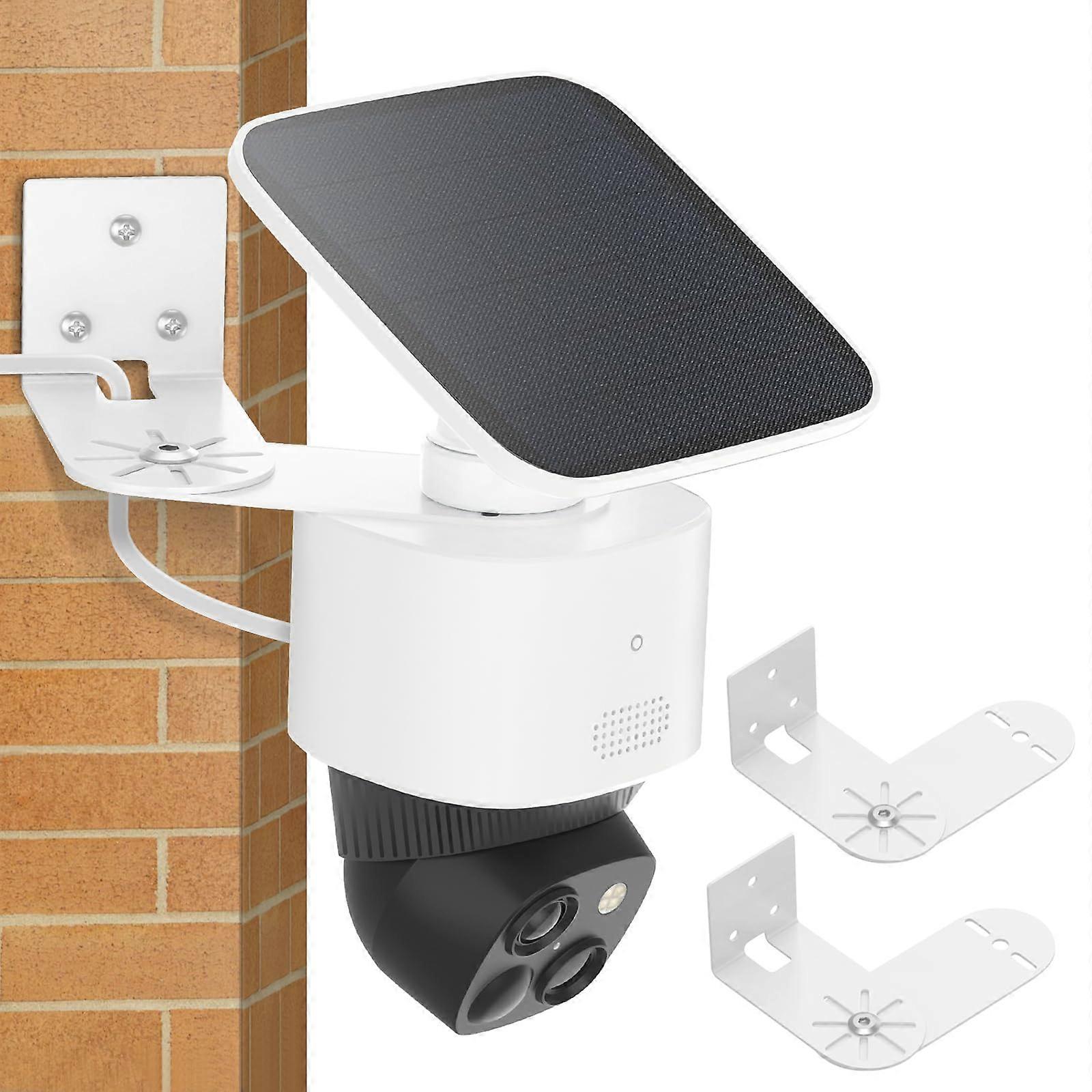 Mount 2 Pack Metal Corner Security Camera Bracket 270° Wide Coverage Outdoor for Eufy SoloCam S340
