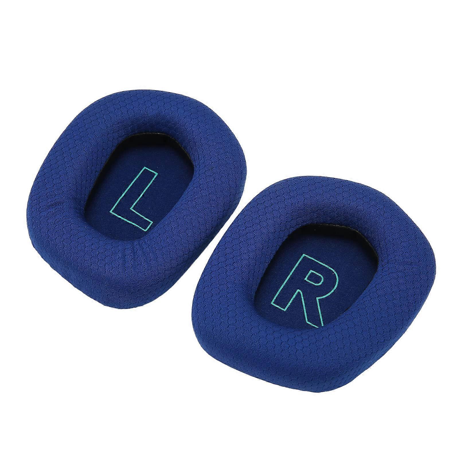 Replacement Pads for Wireless and Wired Headphones, Breathable Elastic Ear Cushions, Blue