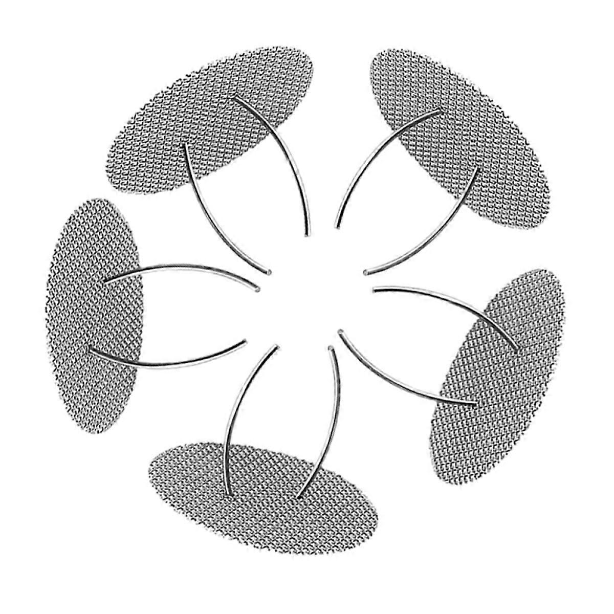 5Pcs Stainless Steel Tea Infuser Set with Fine Mesh Filtration for Loose Leaf Tea Strainer Teapots