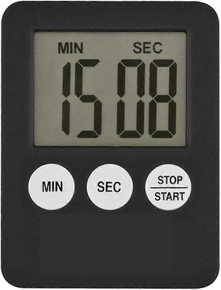 Kitchen timer with super-thin digital LCD screen, countdown timer, magnetic alarm