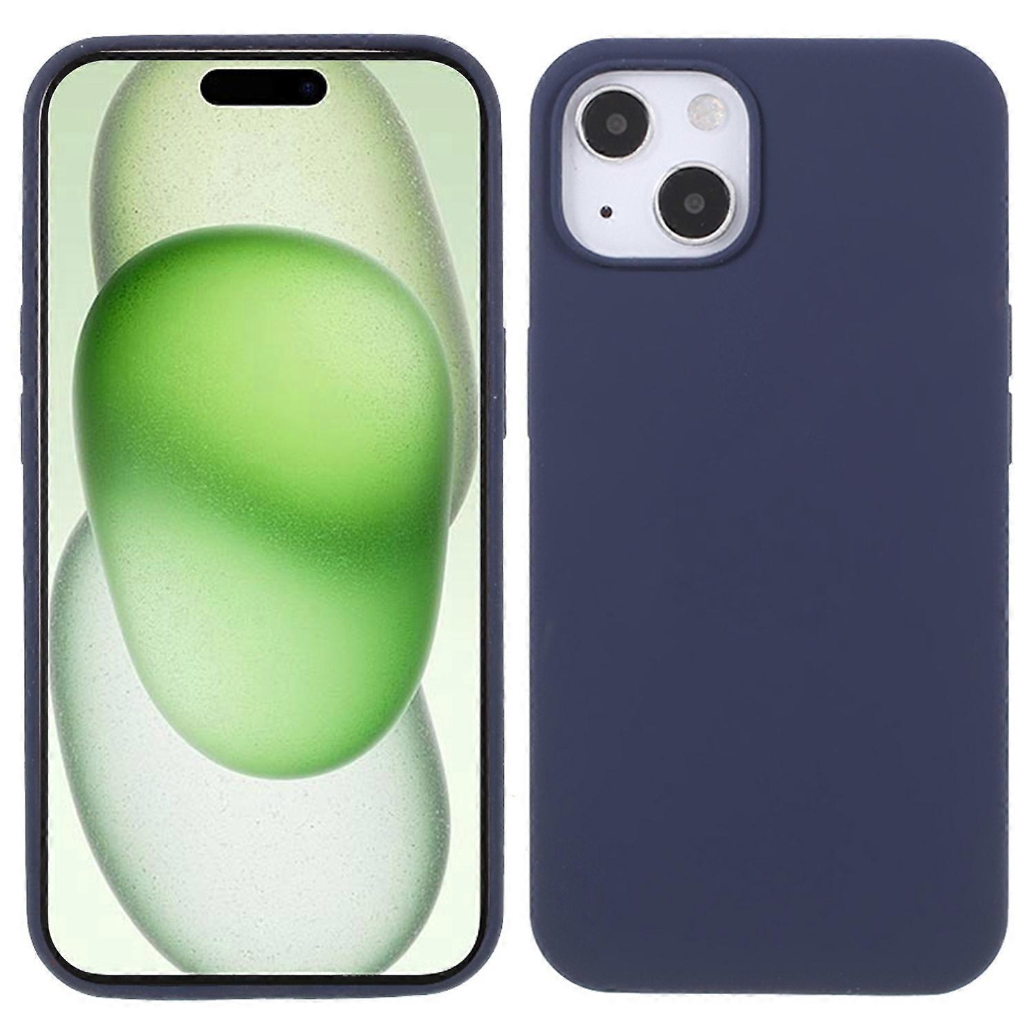 For iPhone 15 Case Drop-proof Silicone Soft Phone Back Cover Protector
