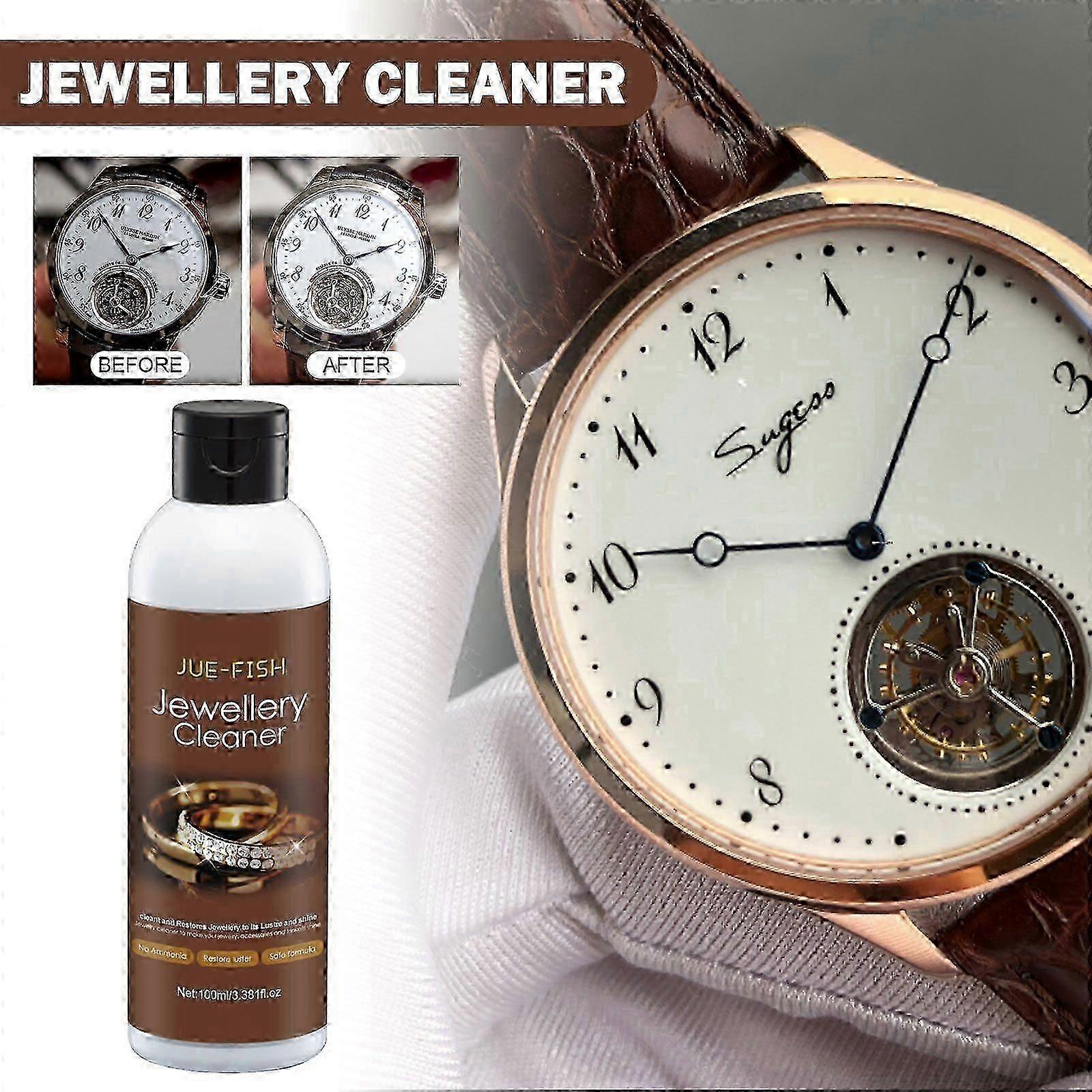 Detergente per gioielli sicuro - Lucentezza rapida e senza residui per oro e collane, 100 ml