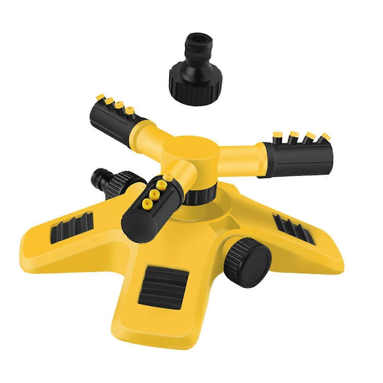 2 Pcs Garden Sprinkler 360° Rotating Spray Adjustable Lawn Irrigation Automatic Yard Watering