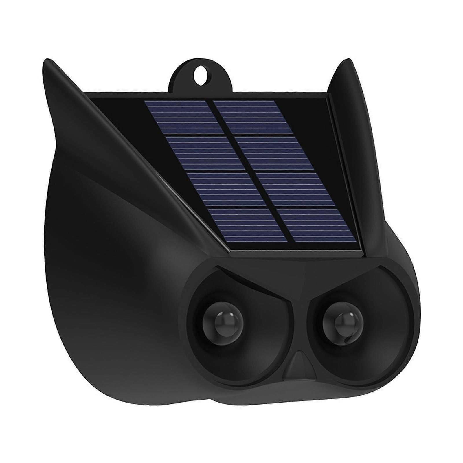Solar Animal Repeller with Motion Sensor, Waterproof Outdoor Pest Deterrent with LED Flash