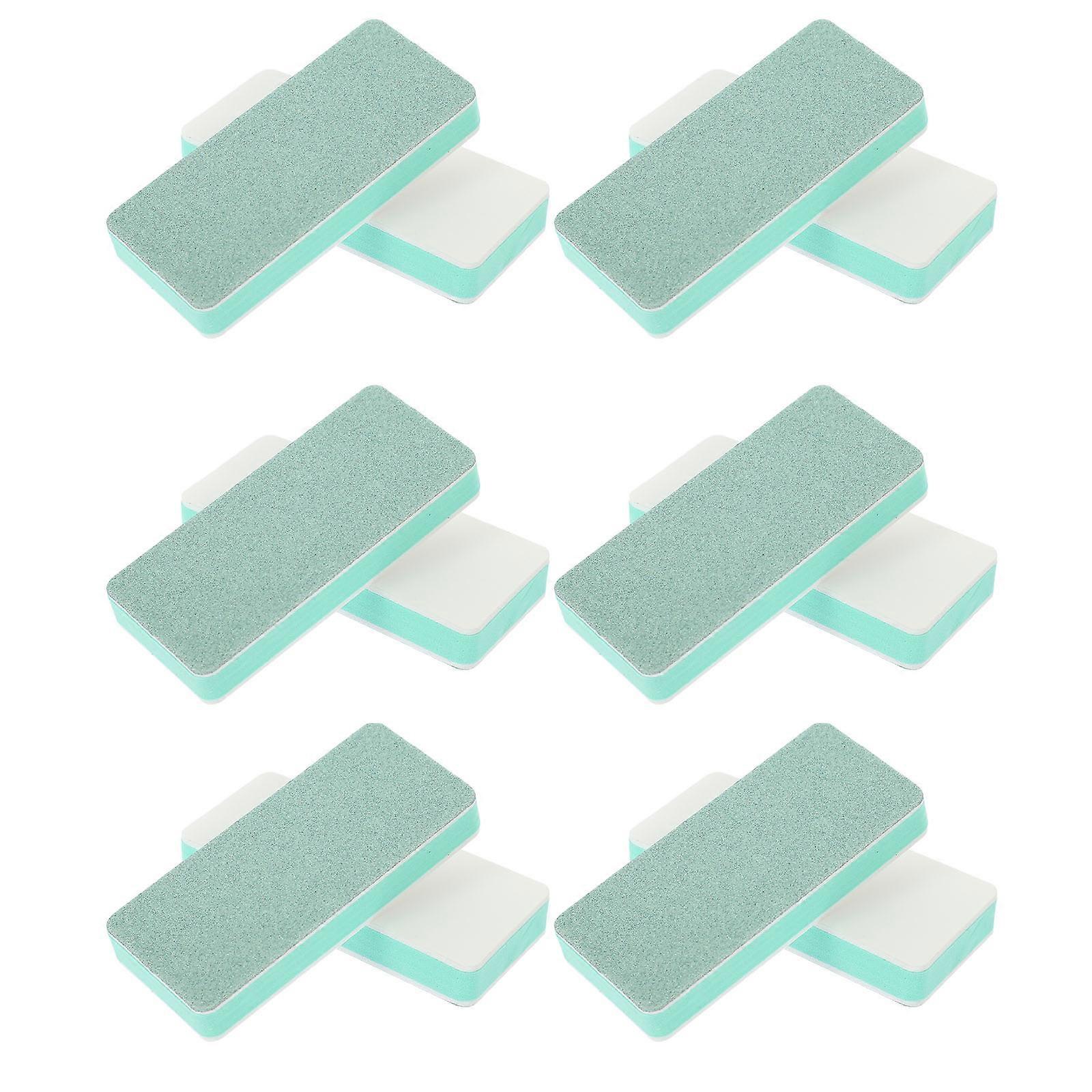 Manicure Set Buffer Fingernail Accessories Nail Treatment Preparation Rectangular Shape Personal Use 12Pcs