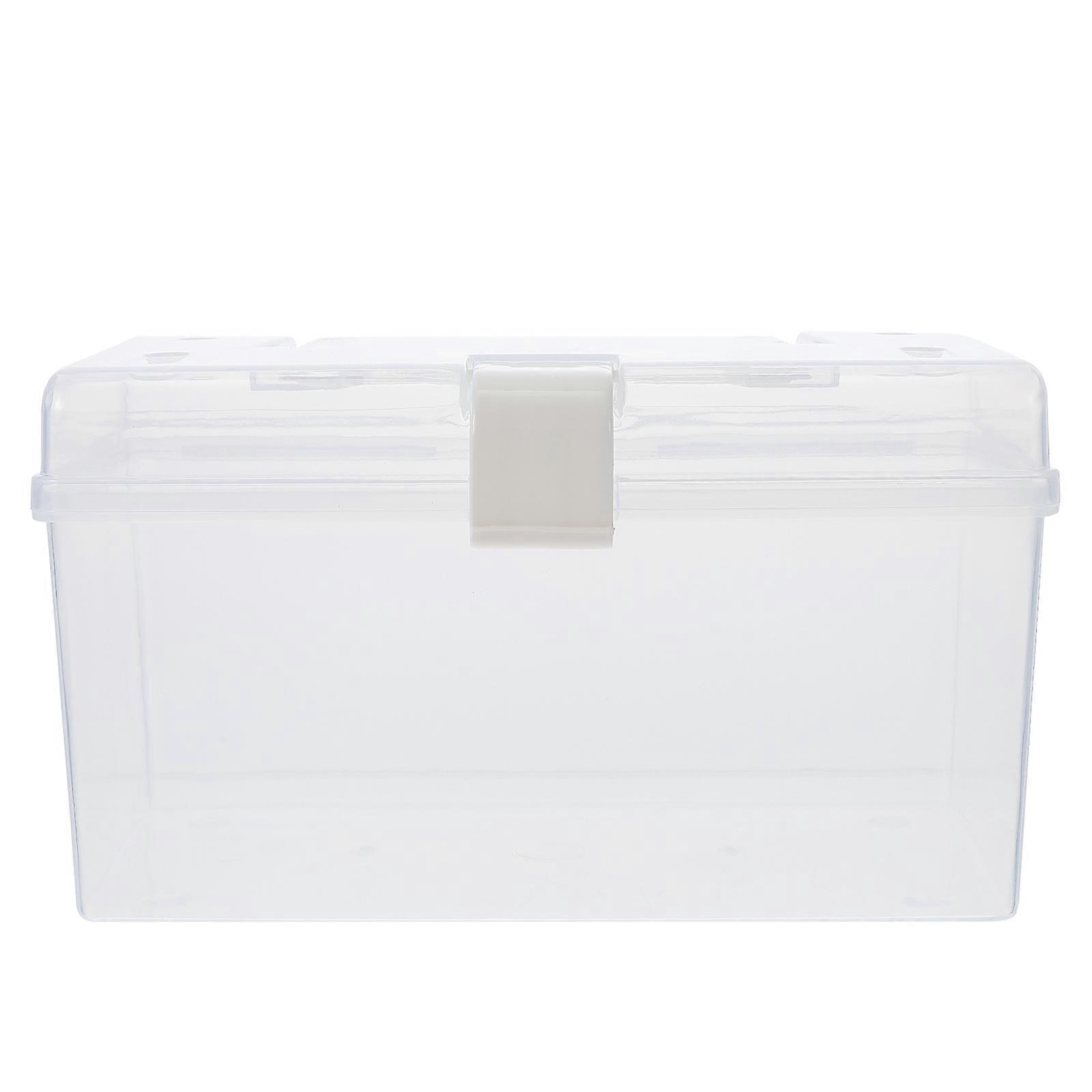 Portable Face Mask Holder for Dustproof Storage 1Pcs Transparent Box