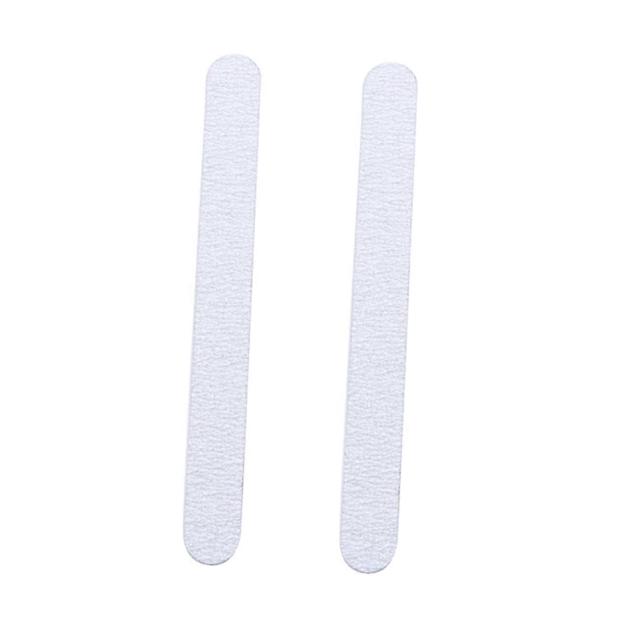 2 Pcs Double Sided Nail File Buffer with Durable Sponge Core for Professional and Home Use