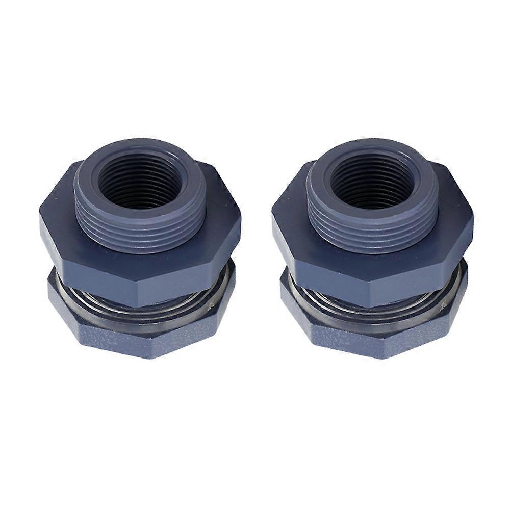 2pcs Fish Tank Connector Drain Accessory Aquarium Joints Water Fitting