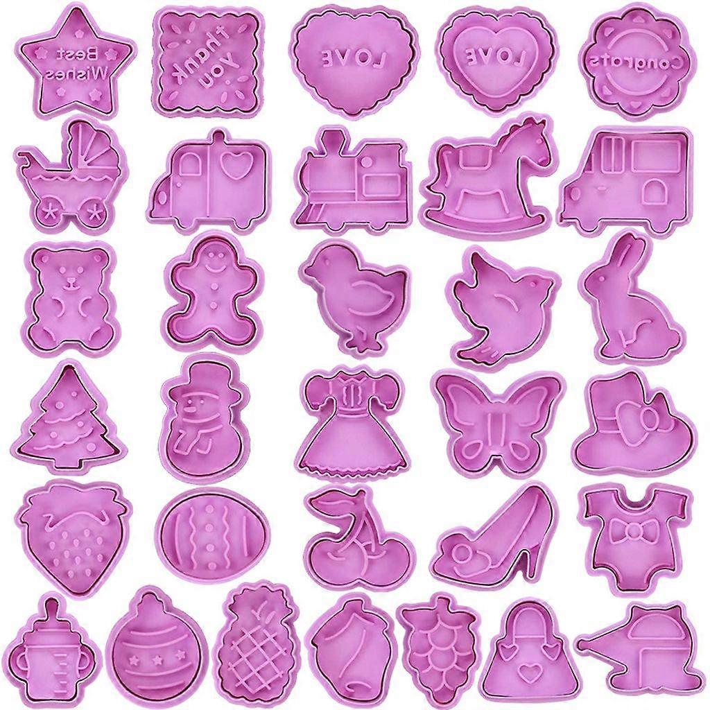Easter Thanksgiving Day Cookie Cutter Set of 32 Easter Cookie Cutters Easter Set