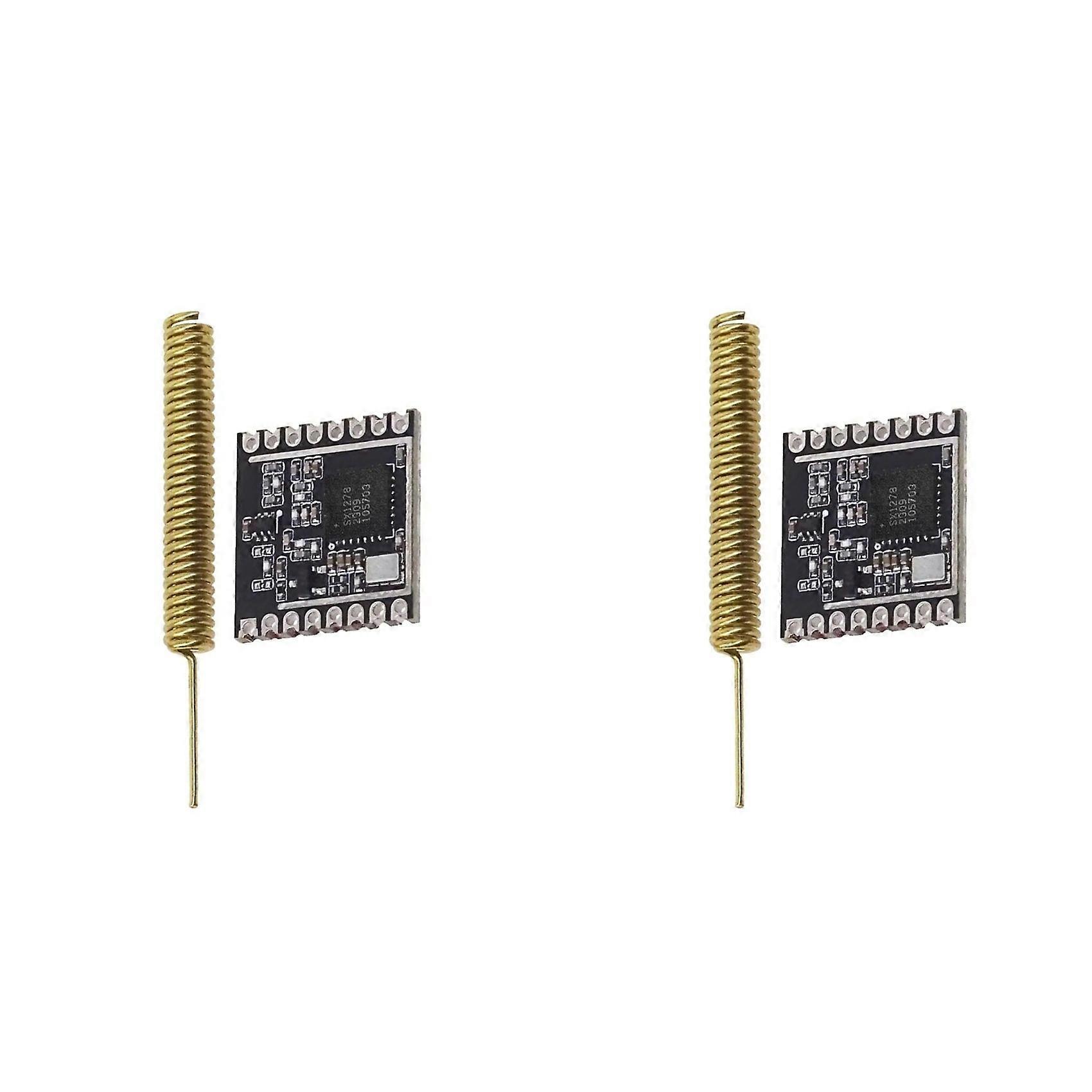 2X LoRa Wireless Transceiver Module 433M Long-Distance RF Transparent Communication SX1278