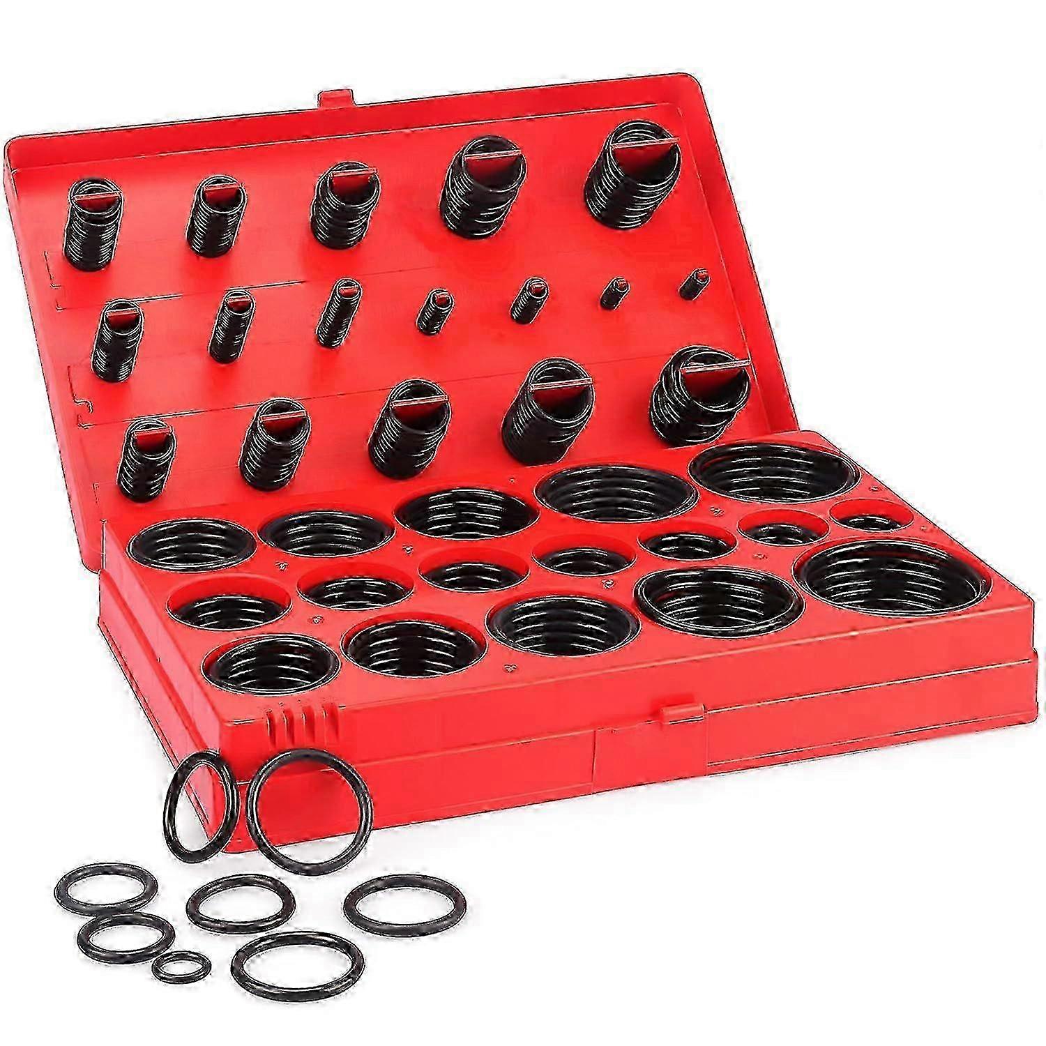 419 PCS Nitrile Rubber O Ring Assortment Kit, Metric Oring Kit