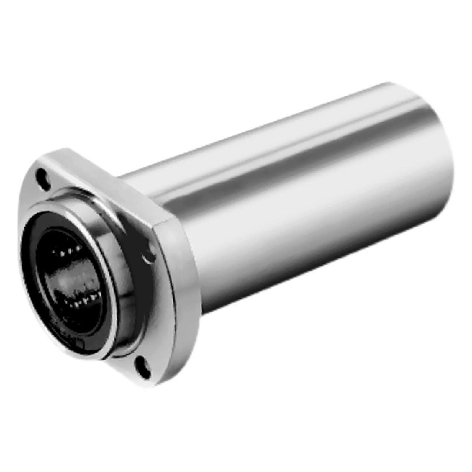 Precision Flange Linear Bearings 10x23x82mm Durable  Carbon Steel Smooth Motion