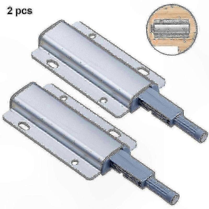 Cupboard lock system with magnetic push catch 4-pack