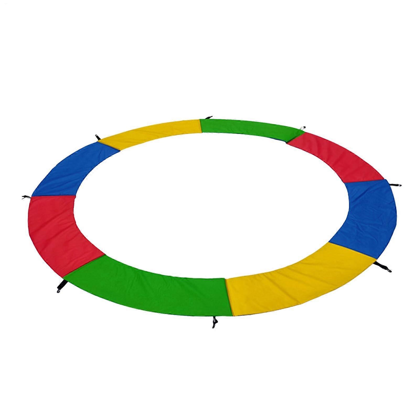 12ft Trampoline Safety Pad Replacement UVResistant Waterproof Spring Cover with Thick Foam Padding