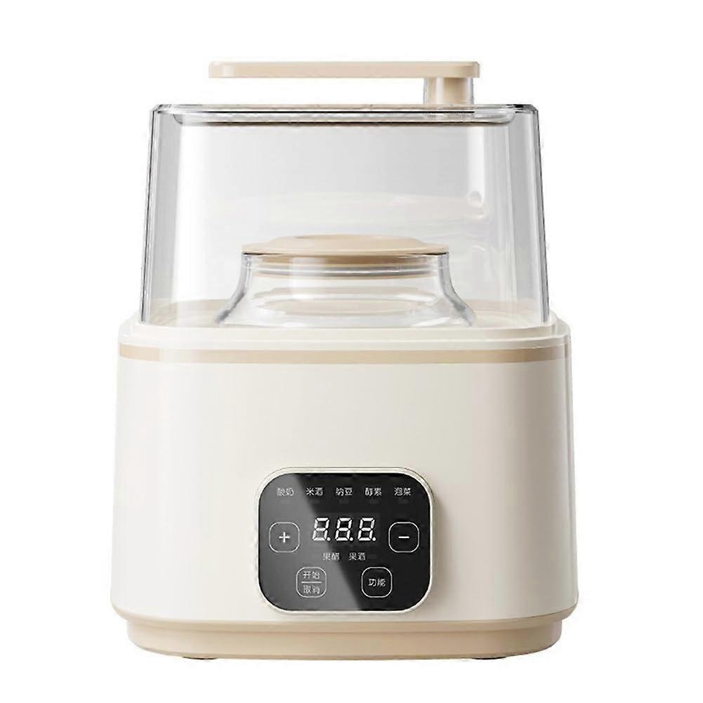 Electric Yogurt Maker with LCD Touch Control, Automatic Yogurt Making and Easy Clean Glass Jars