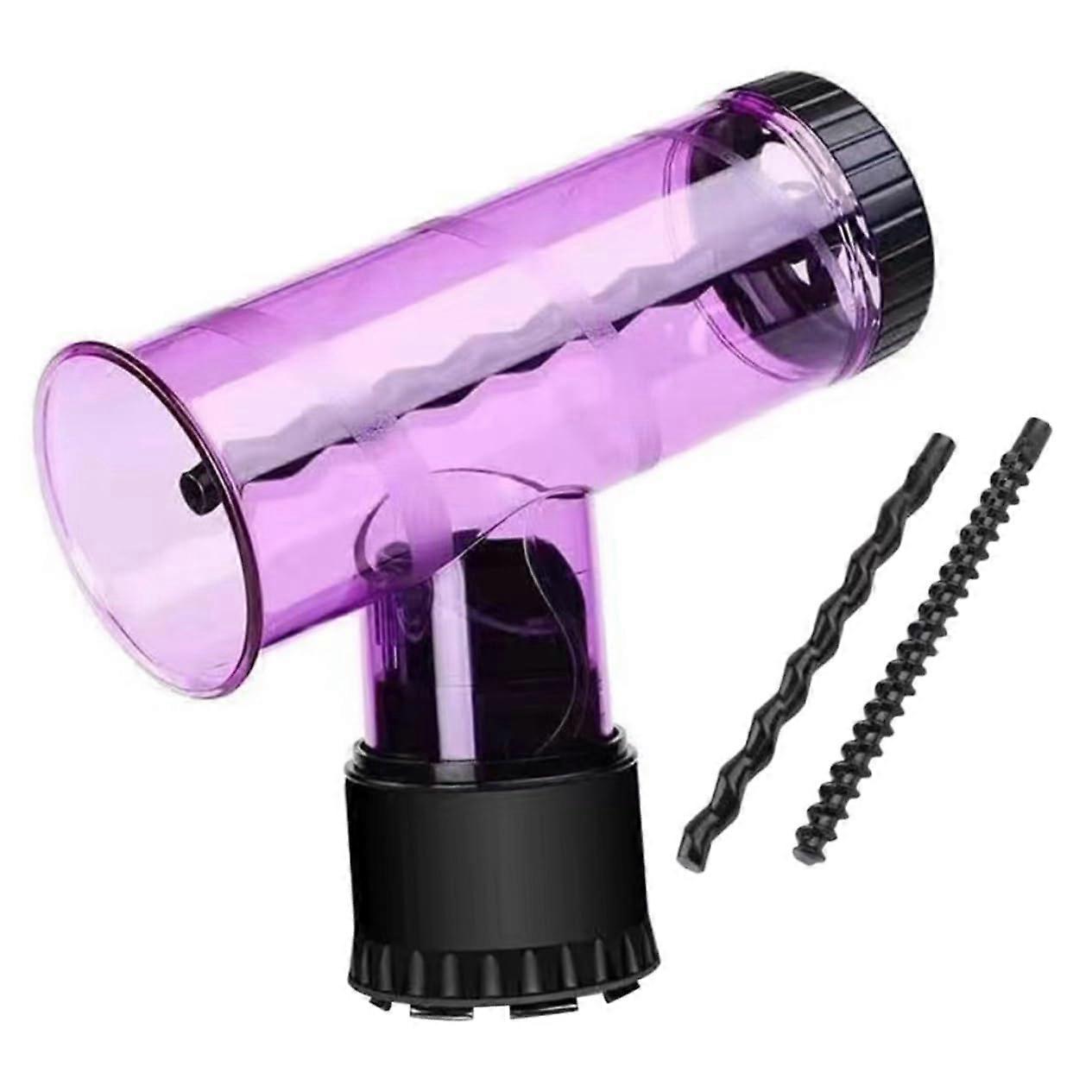 Hair Dryer Diffuser Attachment for Effortless Curls and Waves, Quick SnapOn, TravelFriendly