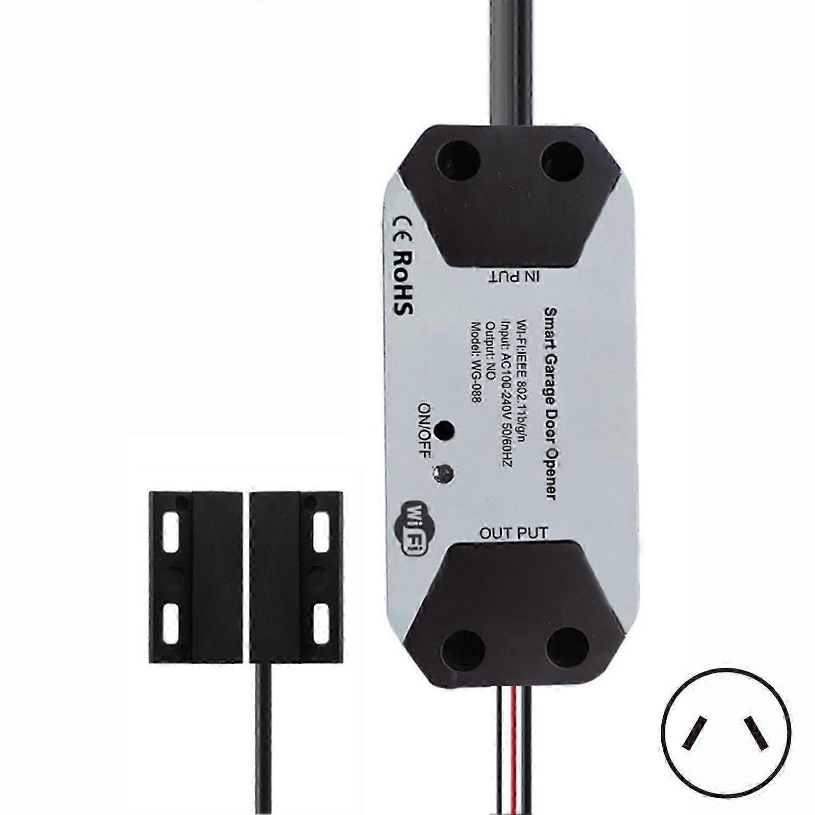 Tuya Smart WiFi Garage Door Controller - Alexa/Google Home Voice Control, Remote App & Timer