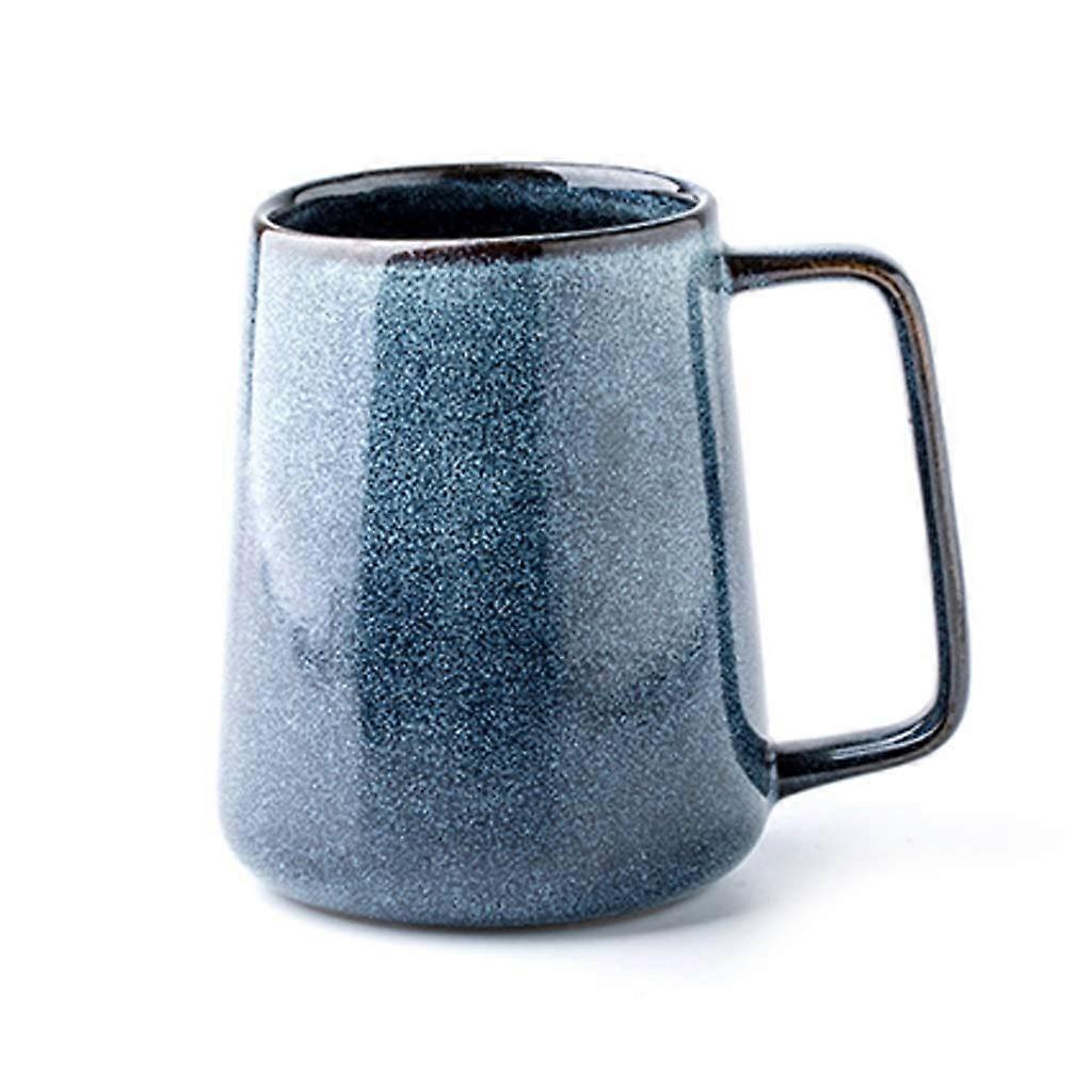 Large Handmade Ceramic Coffee Mug with Ergonomic Handle for Tea and Hot or Cold Drinks