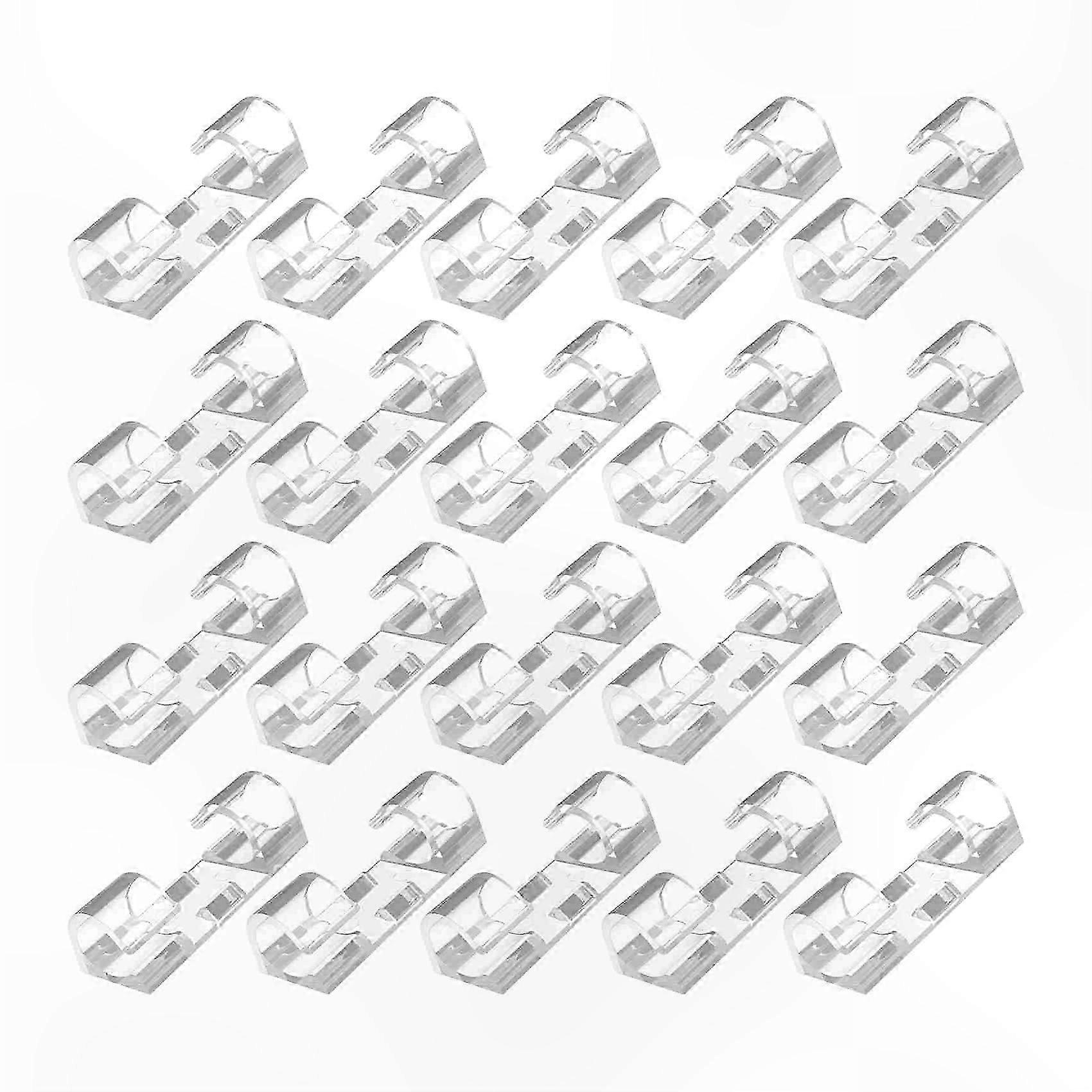 100 Pack Cable Clips Wire Organizer Tidy Holder for Cables