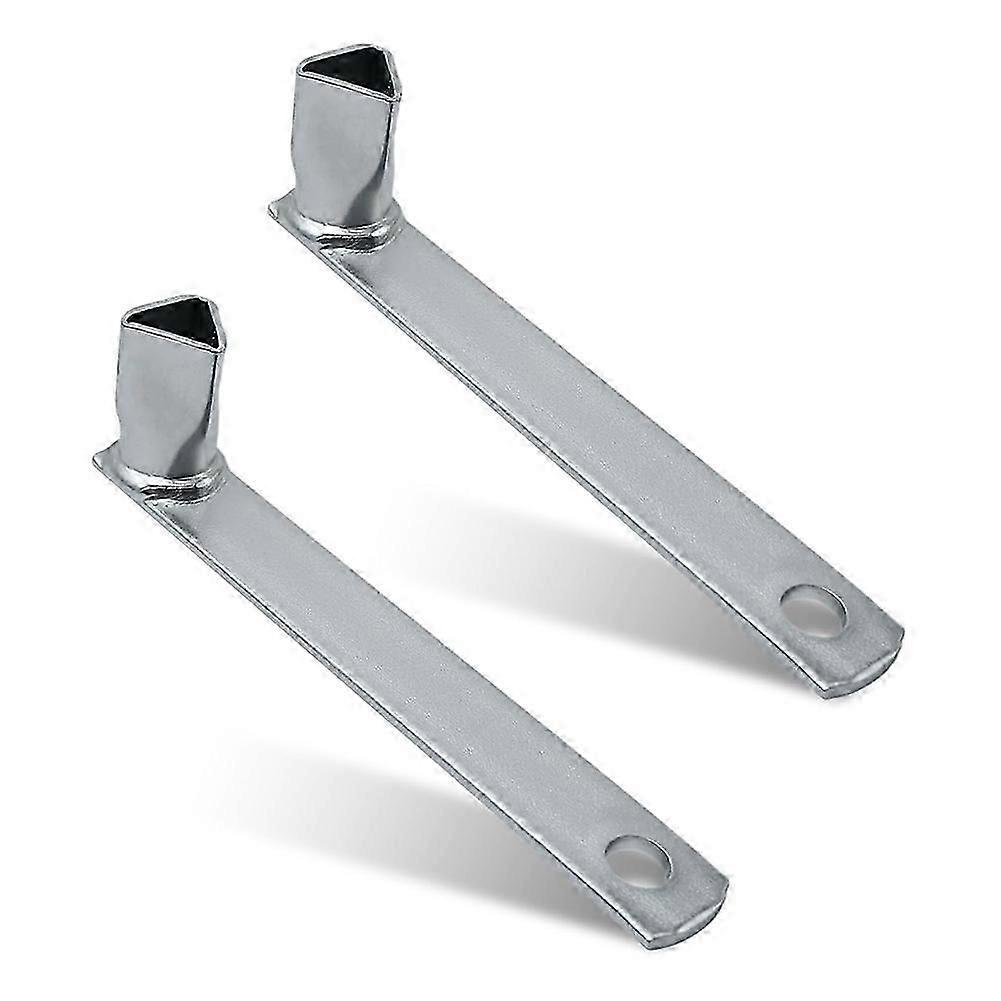 2pcs M12 Steel Triangular Keys for Barrier Posts Universal Bollard Wrench, Fire Brigade Key