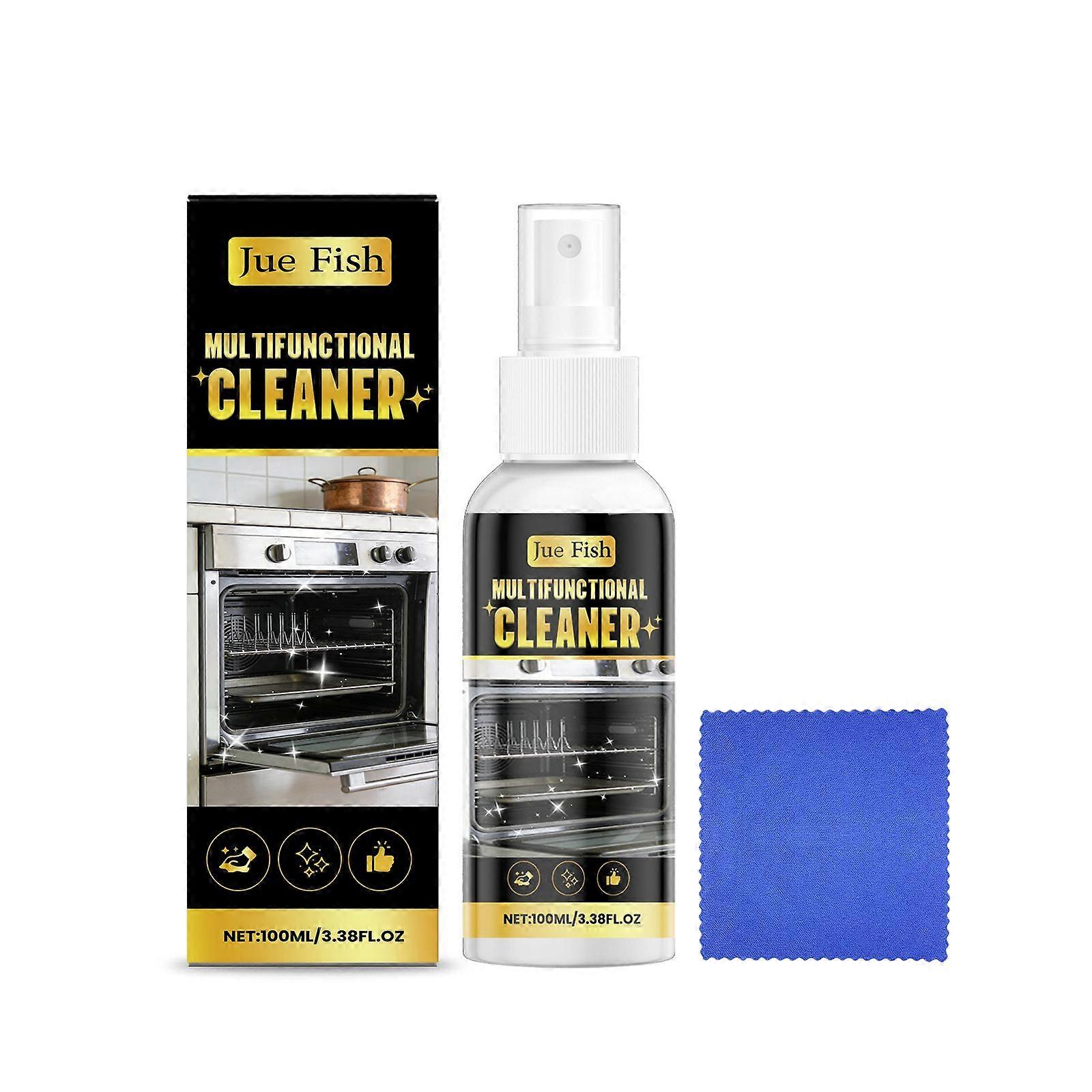 Jue Fish Multi-Purpose Cleaner Household Cleaning For Home And Kitchen, Multi-Purpose Surface Grease Remover