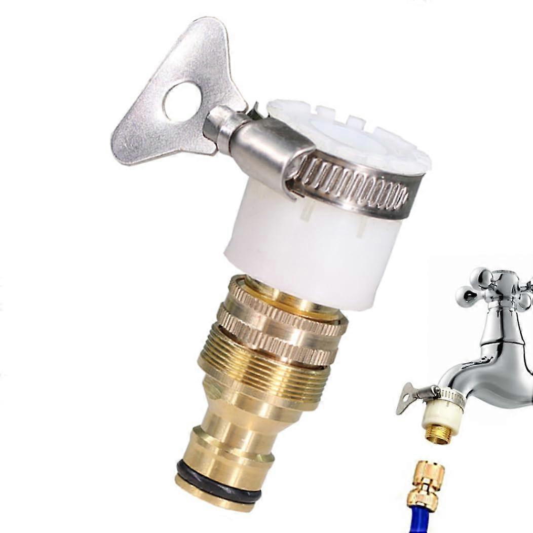 Universal Tap Hose Connector Adapter 1/2 3/4 Inch Quick Connect LeakReducing Garden Fitting