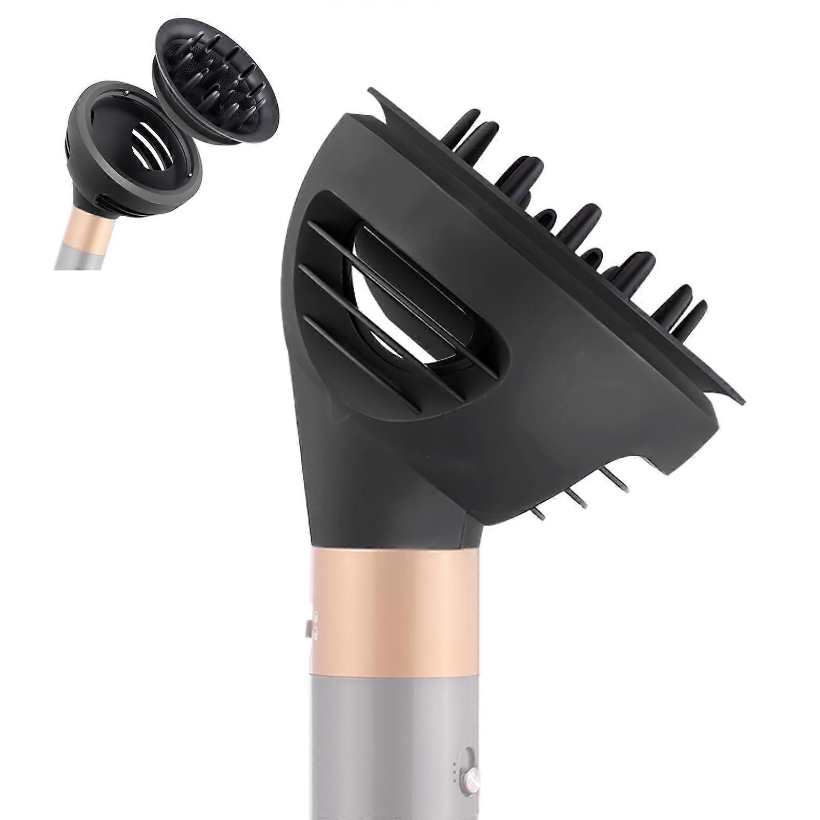 Curl Diffuser Attachment with Dual Airflow Modes for Dyson Airwrap HS01 HS05 HS08, Gray