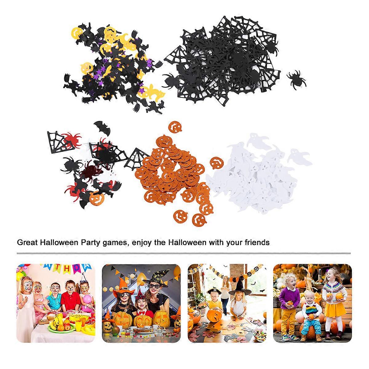 Halloween Confetti Mixed Bat Confetti Party Decoration 1Set Assorted
