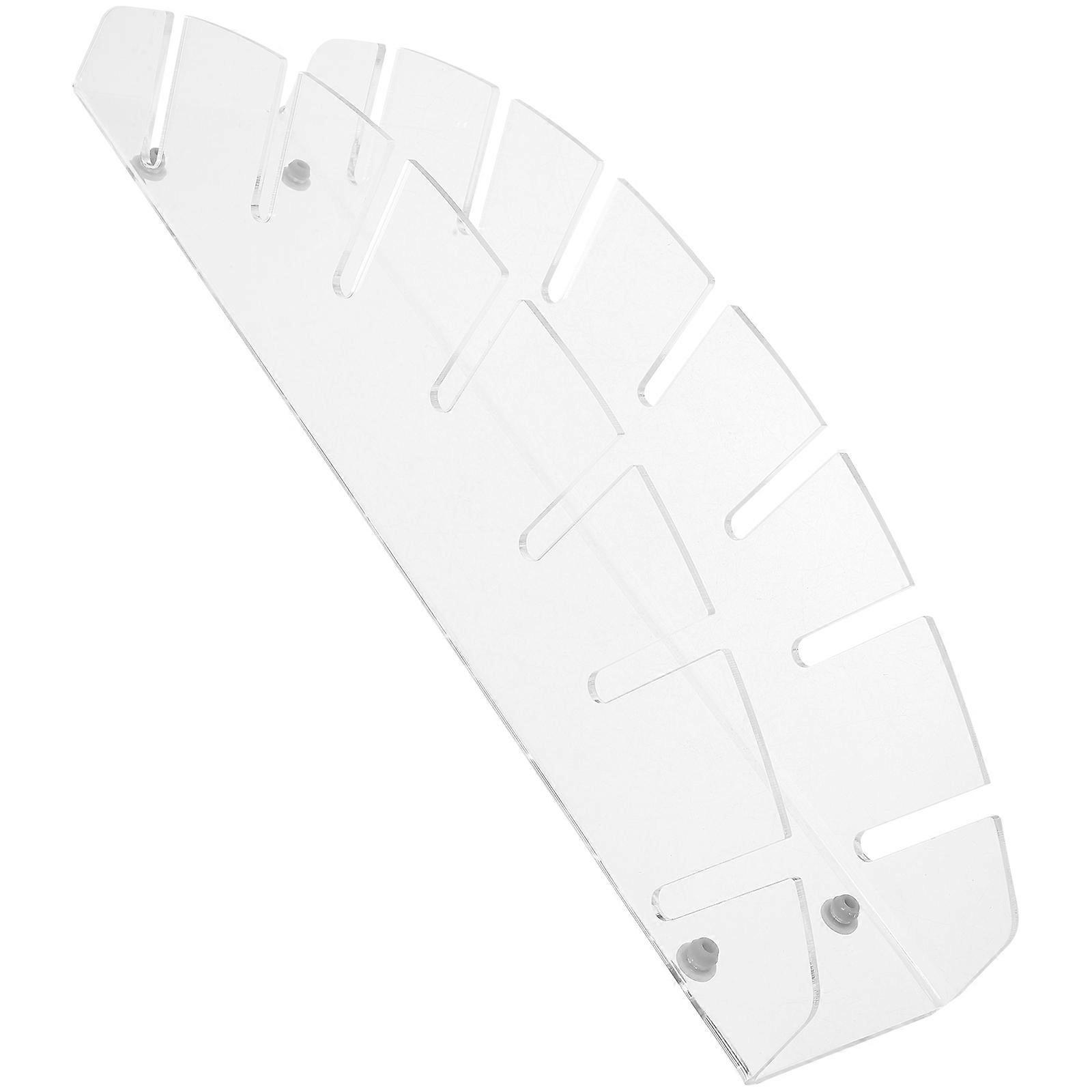 Caps Storage Holder Acrylic Hat Rack for Storage Use White