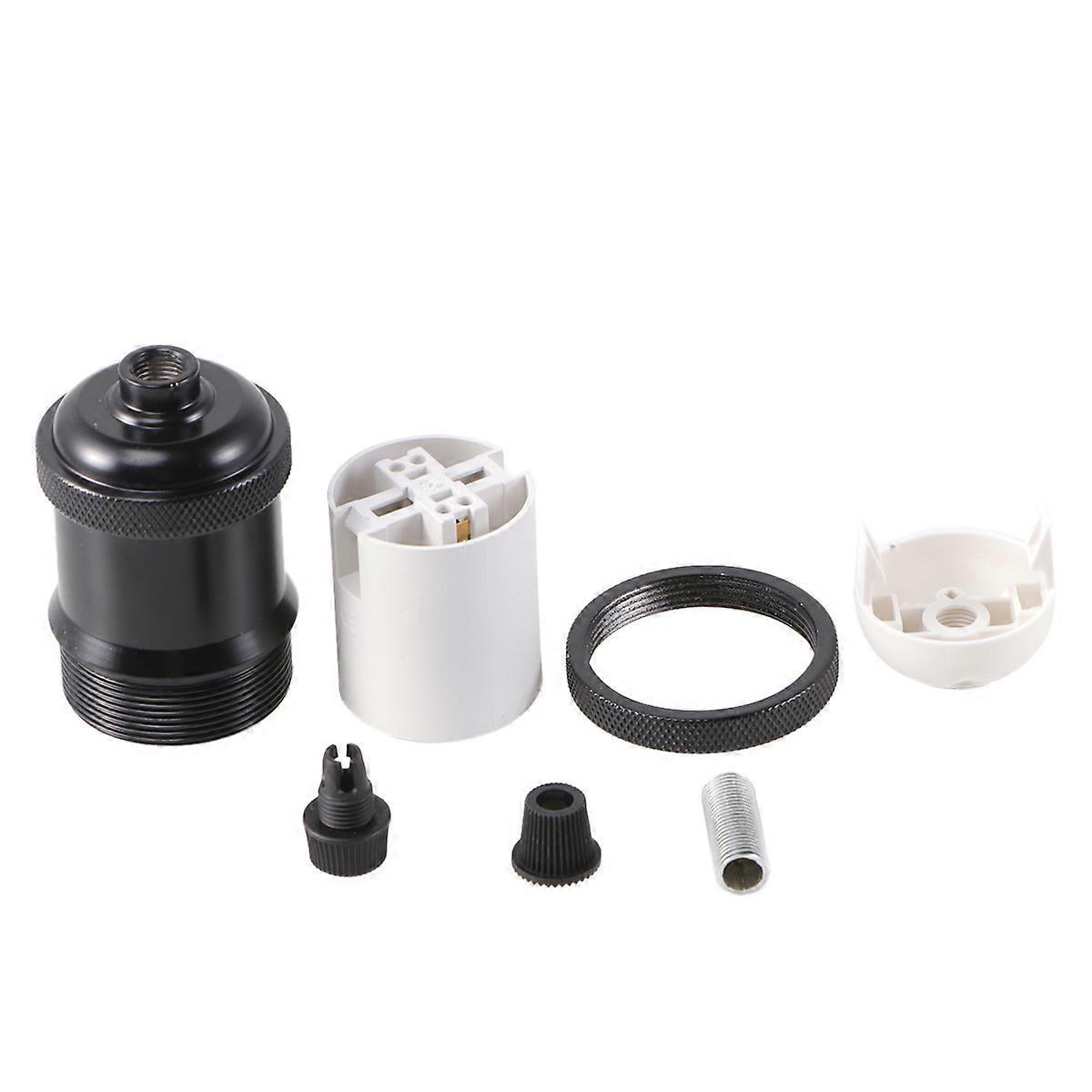 Black E27 Lamp Base for Ceiling Light Edison Bulb Lamp Holder Adapter Socket