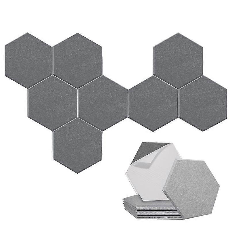 8 Pack Self-Adhesive Hexagonal Acoustic Panel,Sound Absorbing Panel for Studios/Recording Studios/Of