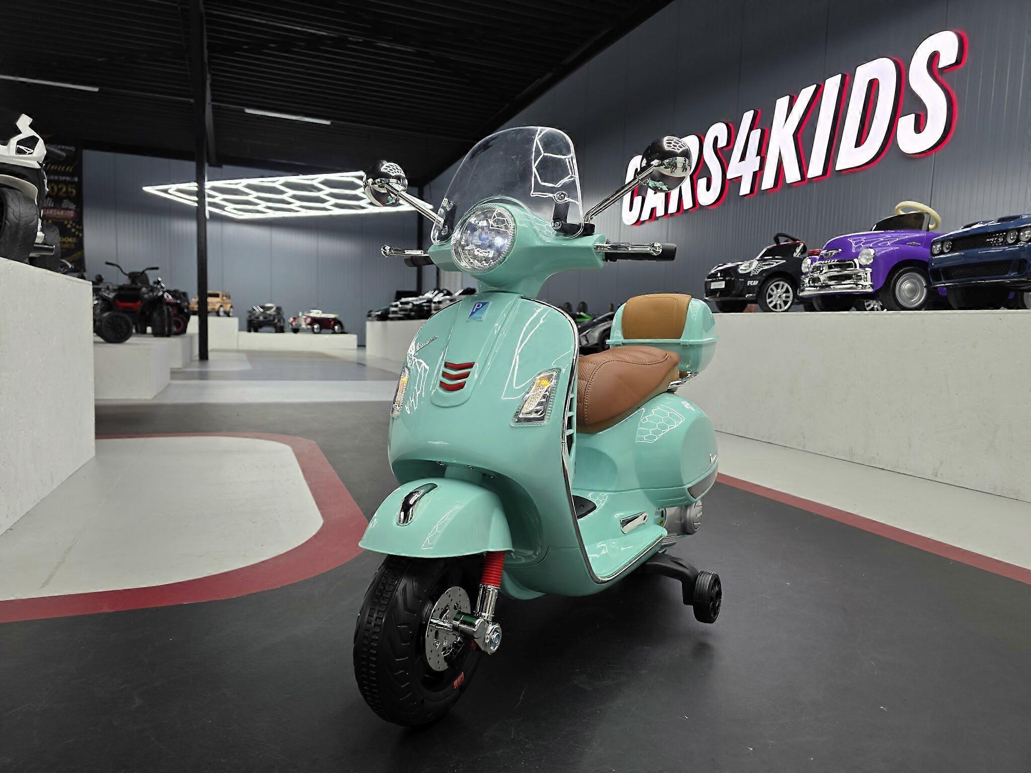 Vespa GTS Kinderroller 12 Volt hellgrün