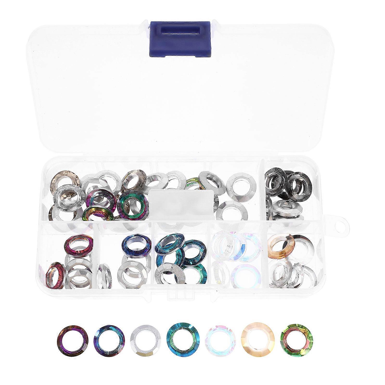 Angel Earring Rings Handmade Craft for DIY Decorations 1 Box