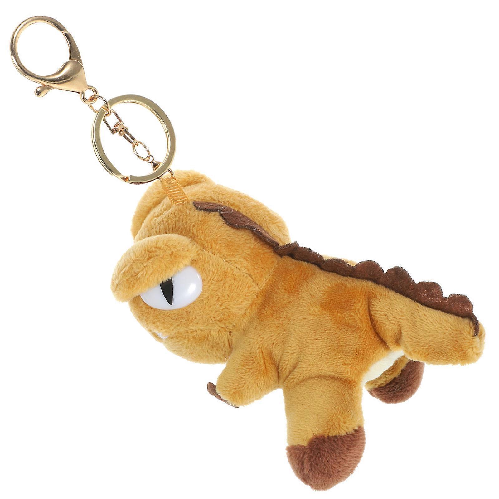 Dinosaur Keychain Plush Pendant for Decoration with Backpack Ornament
