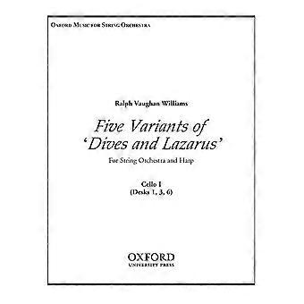 Fünf Varianten auf 'Dives and Lazarus': Cello 1