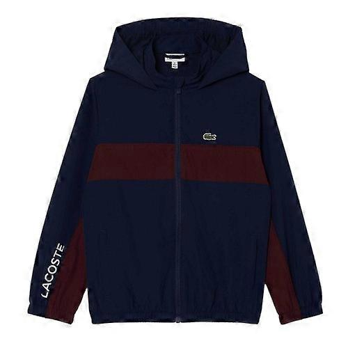 Lacoste Boys Embroidered Logo Hooded Jacket
