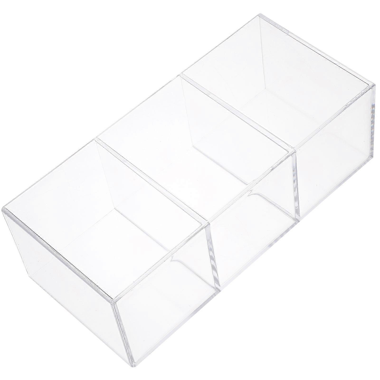 Transparent Lipstick Holder Acrylic for Storage Use in 3Pcs Set