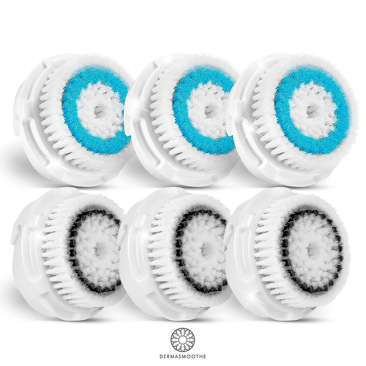 6pcs Compatible Facial Cleansing Brush Head Replacements