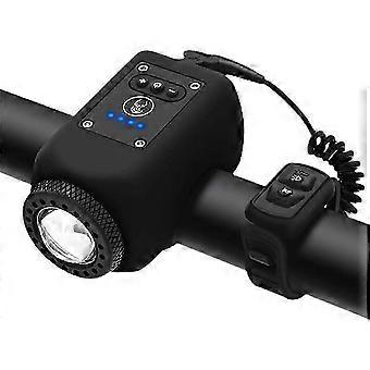 Fahrradlicht und Hupe 2-in-1 Set für Nachtfahrten, Zubehör für Nachtrad-Taschenlampe, 4 Leuchtmodi