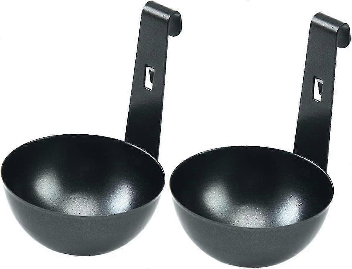 2er-Pack Edelstahl-Mikrowellen-Eier-Pochierer-Becher