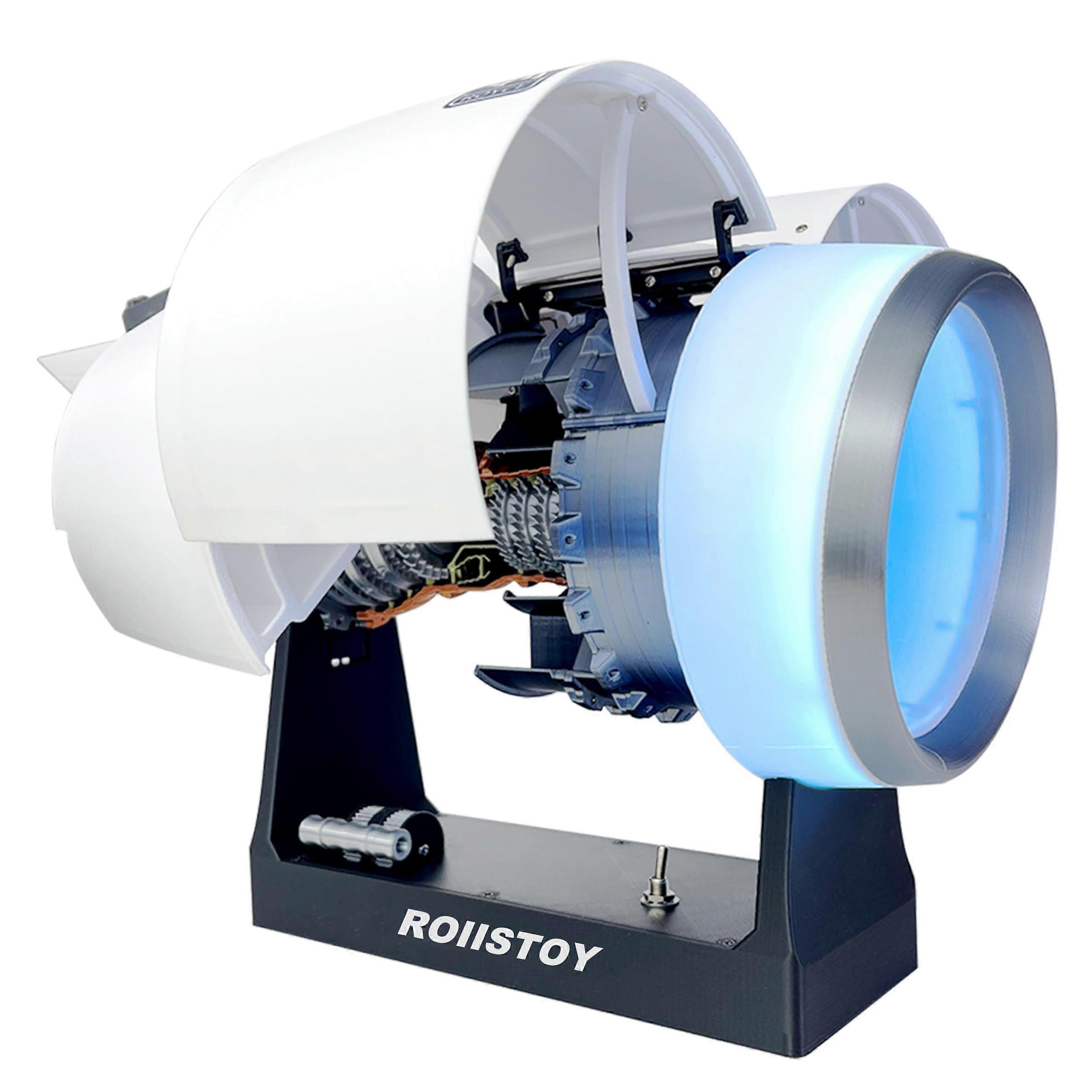 Large Scale Turbofan Engine Model Kit with HyperRealistic Detailing for Display and Collectors