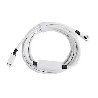 USB3.2 Gen1 VR Link-kabel med lys USB til C-opladningskabel til afspilning af dataoverførsel 5 Gbps til Meta Quest 3/3S/Pico 4