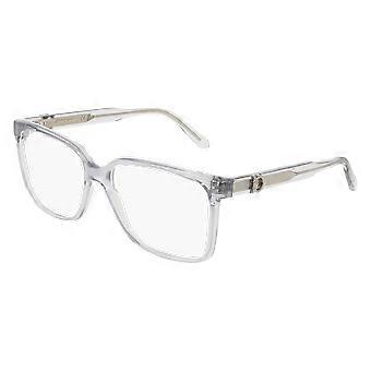 Eyewear Frames FERRAGAMO SF3043E 020 TRANSPARENT GREY 57/16/145 MALE