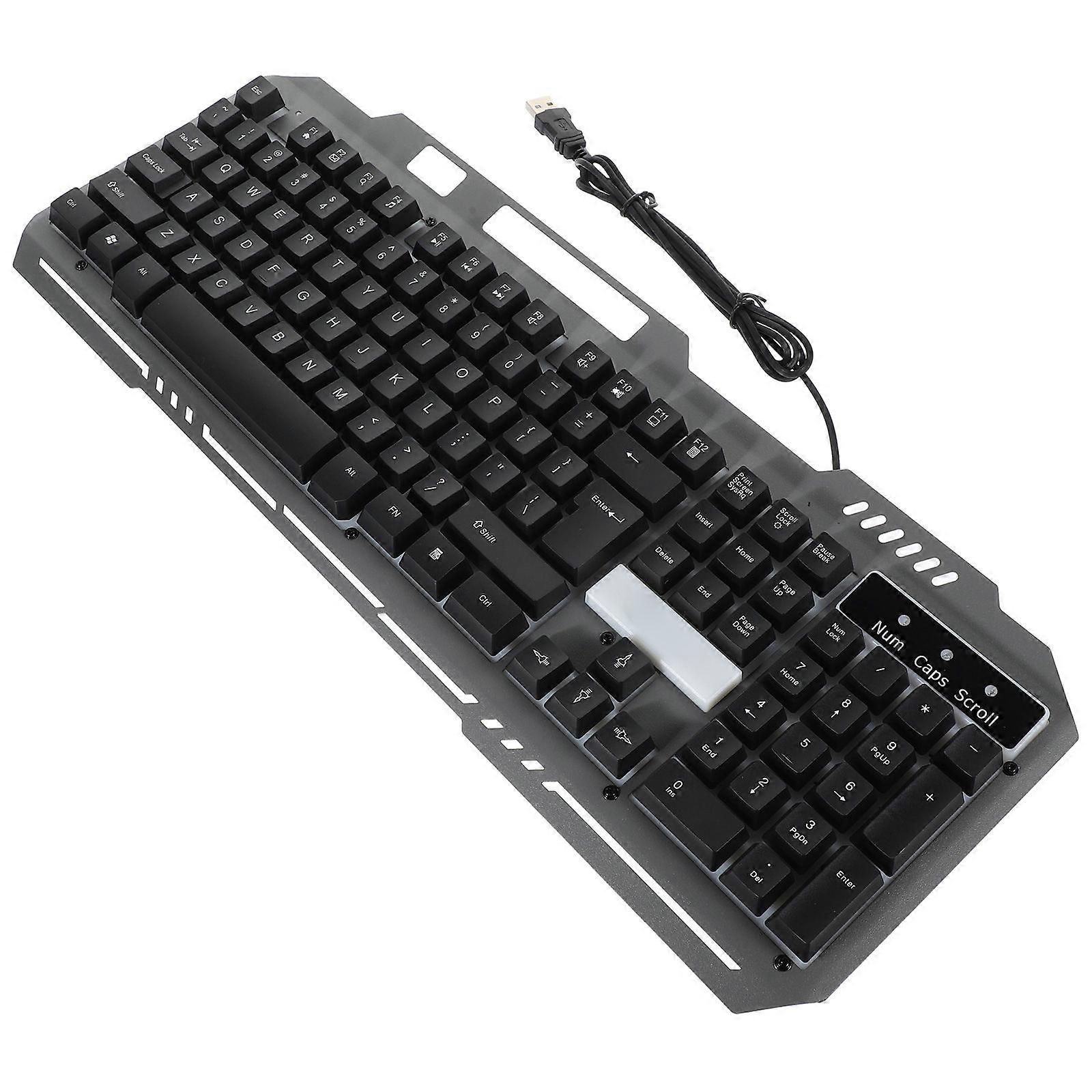 Gaming Keyboard Mechanical Touch Function with 1Pcs USB Computer Supply