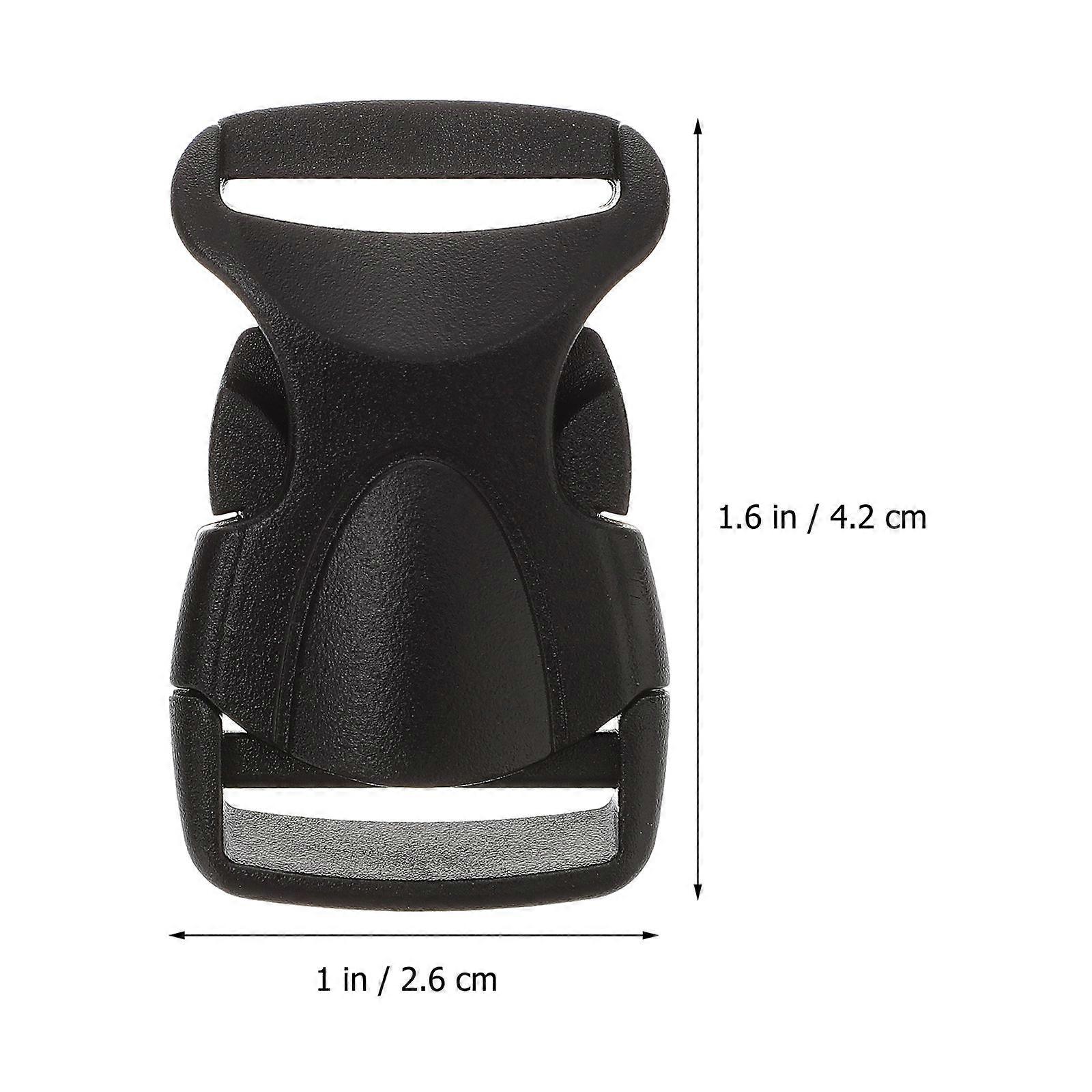 Quick Release Buckle ABS Plastic for Backpack Bag Webbing Belt 20Pairs